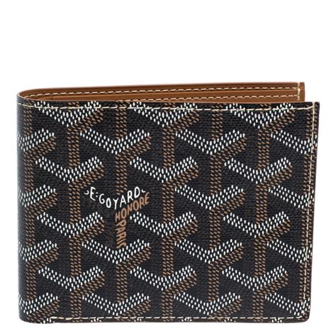 goyard bifold wallet marron|goyard zipper wallet.